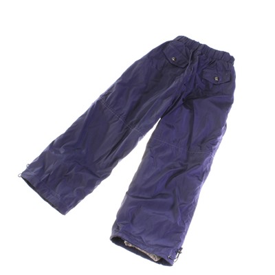 Рост 100-110. Утепленные детские штаны с подкладкой из войлока Rihoo пурпурно-дымчатого цвета.