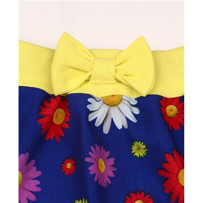 Летняя юбка для девочки в цветочек 79632-ДЛ19