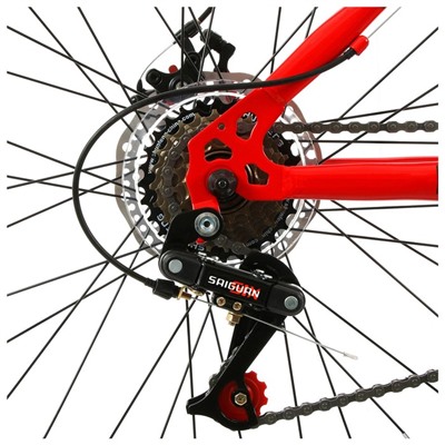 Велосипед 24" Progress модель Stoner Disc RUS, цвет красный, размер рамы 15"