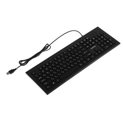 Клавиатура Smartbuy ONE 223, проводная, мембранная, 104 клавиши, USB, черная