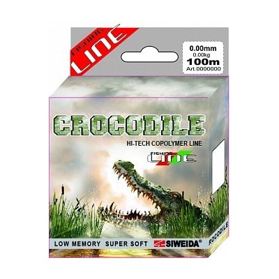 Леска SWD Crocodile 100м 0,25 (5,70кг) прозрачная