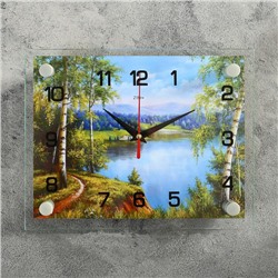 Часы настенные, серия: Природа, "Природа", 20х26  см, микс