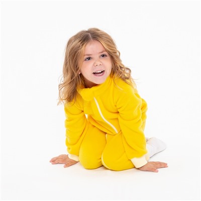 Комбинезон для девочки, цвет жёлтый, рост 92-98 см
