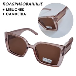 Солнцезащитные женские очки поляризованные розовые