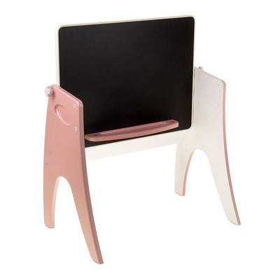 Набор мебели «Буквы- цифры» парта-мольберт, стульчик, цвет розовый