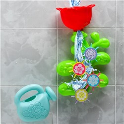 Развивающая игрушка - мельница для игры в ванной «Цветок - мельница» с лейкой
