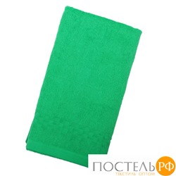 Полотенце Collorista однотонное, цвет зелёный, размер 50х90 см +/- 3 см, 400 гр/м2
