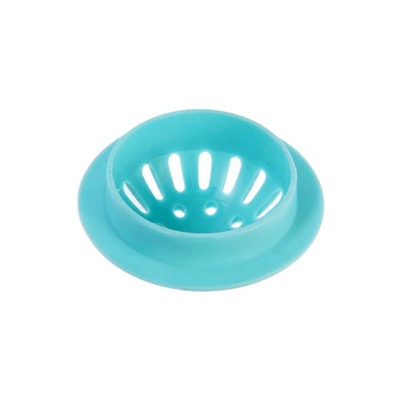 Сеточка сменная "Симтек", d=40 мм, для ванны и раковины, в блистере, голубая