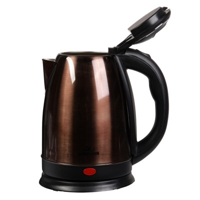 Чайник электрический "Добрыня" DO-1224C, металл, 1.8 л, 1800 Вт, коричневый