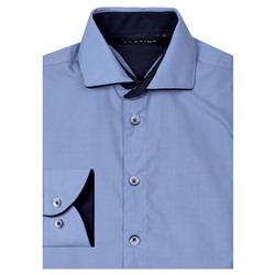 Рубашка Platin голубого цвета длинный рукав для мальчика