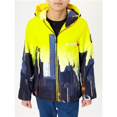 Куртка демисезонная для мальчика жёлтого цвета, рост 164