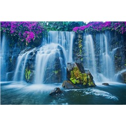 3D Фотообои  «Горный водопад»