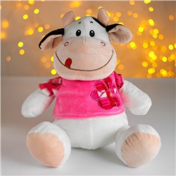 Мягкая игрушка «Коровка в розовом»