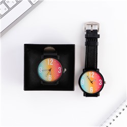 Часы наручные кварцевые «Радуга», диам. 4 см