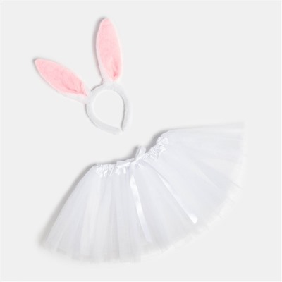 Набор для фотосессии KAFTAN "Милый зайчик": юбка и ободок