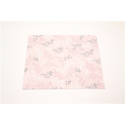 Салфетка микрофибра в инд. упаковке "Розовые листочки" (180*150 мм) - NP00099
