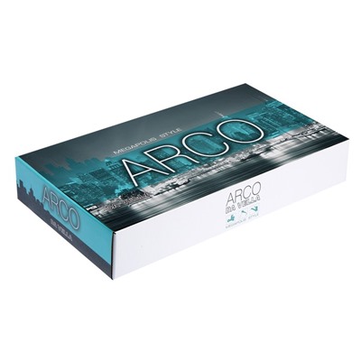Смеситель для кухни ARCO A4502, двухвентильный, хром / белый