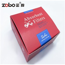 Фильтры с активированным углем для курительных трубок 100 шт Zobo ZB-107DH