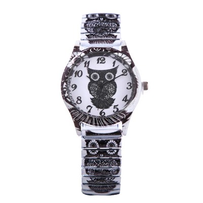 Подарочный набор 2 в 1 "Совушки": наручные часы, браслет