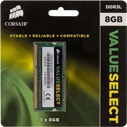 Память DDR3L 8Gb 1600MHz Corsair CMSO8GX3M1C1600C11 RTL PC3-12800 CL11 SO-DIMM 204-pin