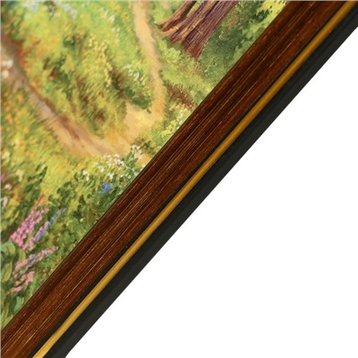 Картина "Лесной мостик" 30х40 (33х43)см