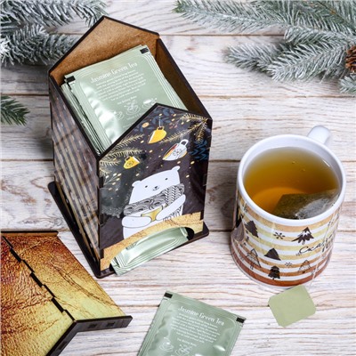 Подарочный набор: чайный домик и кружка «Подарок»