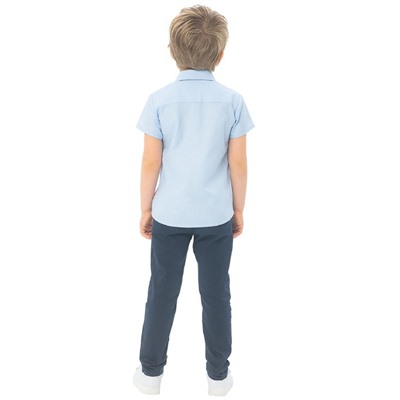 Верхняя сорочка для мальчиков, рост 104 см, цвет голубой
