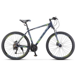Велосипед 27,5" Stels Navigator-720 D, V010, цвет темно-синий, размер рамы 15,5"
