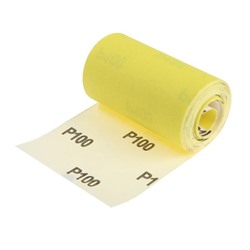 Бумага наждачная ABRAforce 500024528, желтая, в рулоне, 115 мм х 5 м, P100