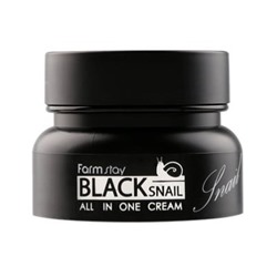 Крем для лица с муцином черной улитки FarmStay Black Snail All in One Cream, 100 мл