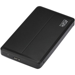 Внешний корпус для HDD/SSD AgeStar 3UB2O8 SATA пластик/алюминий черный 2.5"