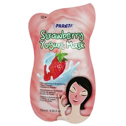 Йогуртовая маска для лица с экстрактом клубники Prreti, Корея, 10 мл