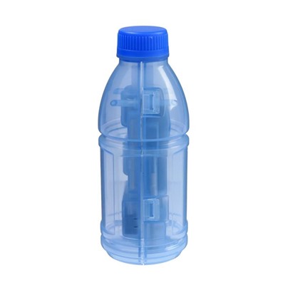 Набор инструментов ТУНДРА, подарочный пластиковый кейс "Бутылка", 15 предметов