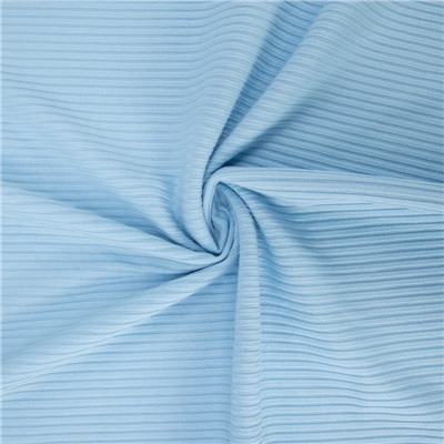 Ткань на отрез трикотаж лапша цвет голубой