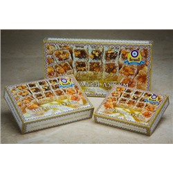 Лукум «Падишах» с орехами Ассорти 250 грамм/Подарочная коробка
