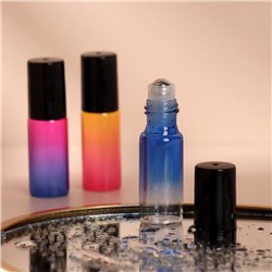 Флакон для парфюма «Уникальность», с металлическим роликом, 5 мл, цвет МИКС