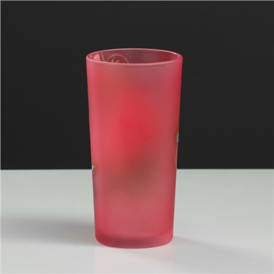 Набор для сока с подносом "Розы" художественная роспись, 6 стаканов 1250/200 мл, красный