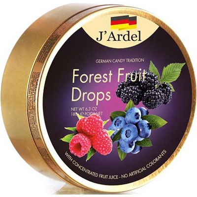 Леденцы "J’Ardel" со вкусом лесных ягод 180гр*12 арт. 815118