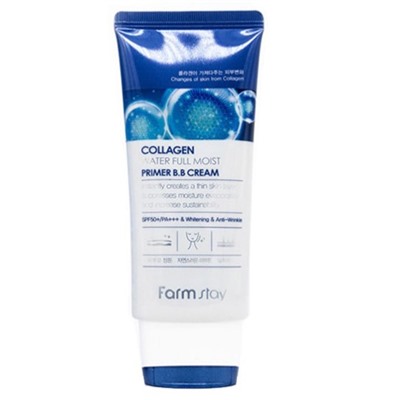 ВВ крем с коллагеном FarmStay Collagen Water Full Moist Primer BB Cream, 50 гр