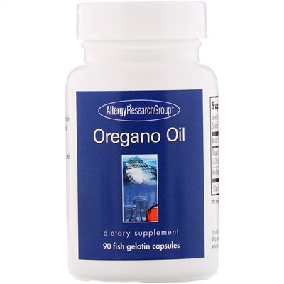 Allergy Research Group, Oregano Oil, 90 Fish Gelatin Capsules