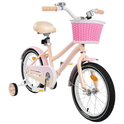 Велосипед 20" Graffiti Flower, цвет персиковый/розовый, набор стикеров-наклеек в комплекте