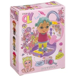 Набор игровой Bondibon куколка OLY в парике и аксессуарами в чемоданчике на кодовом замке, ВОХ 11,7х