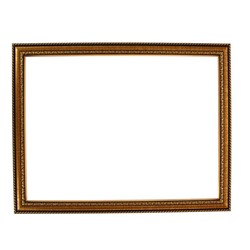Рама для картин (зеркал) 30 х 40 х 2.8 см, пластиковая, Calligrata, золото