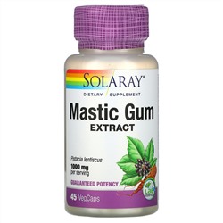 Solaray, Mastic Gum Extract, 1,000 mg, 45 VegCaps