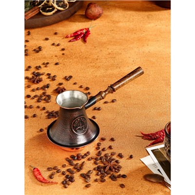 Турка для кофе "Армянская джезва", медная, средняя, 480 мл