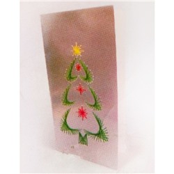 Набор для создания новогодней поздравительной открытки - изонить «Ёлочка»