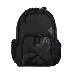 Рюкзак молодёжный с эргономичной спинкой Grizzly, 42 х 30 х 22, для мальчиков, чёрный