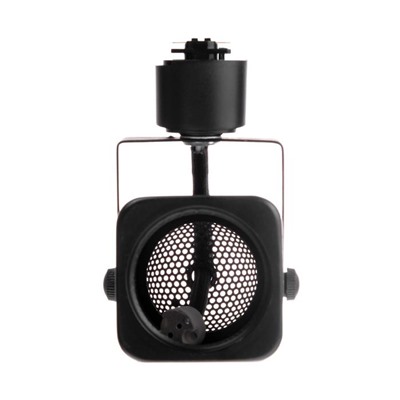 Трековый светильник Luazon Lighting под лампу Gu5.3, квадратный, корпус черный