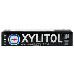 Жевательная резинка Черная Мята Xylitol Lotte, Япония, 21 г Акция