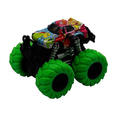 Машина пластиковая FUNKY TOYS FT61041 гоночная die-cast, 4*4, зеленые колеса